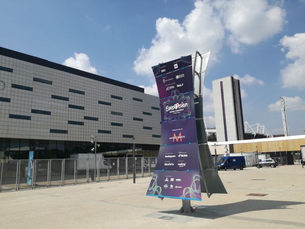 Eurovision, da via Filadelfia a piazza d'Armi la zona è blindata: cancelli, check point e forze dell'ordine [FOTO]