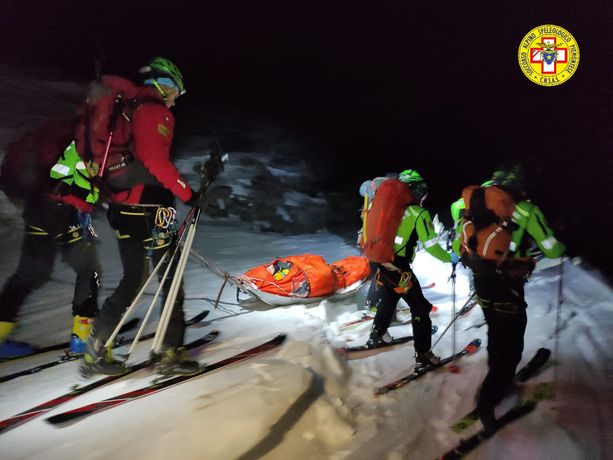 Due escursionisti dispersi vicino alla diga di Malciaussia: i soccorritori arrivano con le pelli di foca