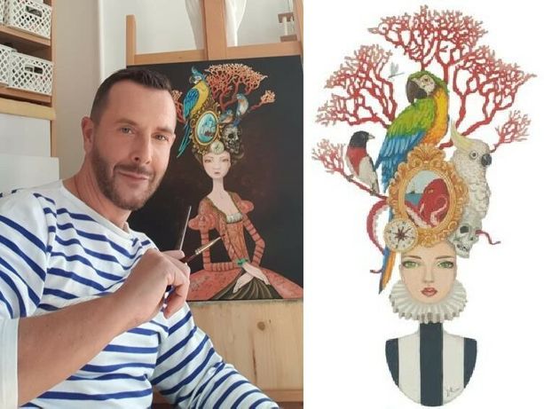 “Quand la peinture rencontre la haute couture”: Ludovic Aimé protagonista a Saint-Jean-Cap-Ferrat “Quand la peinture rencontre la haute couture”: Ludovic Aimé protagonista a Saint-Jean-Cap-Ferrat