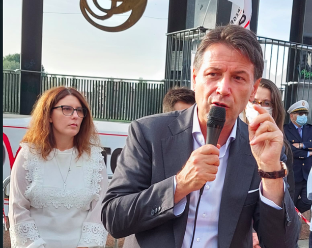 Giuseppe Conte a Ciriè e San Mauro: "Usciamo da una pandemia che ci ha messi a dura prova"