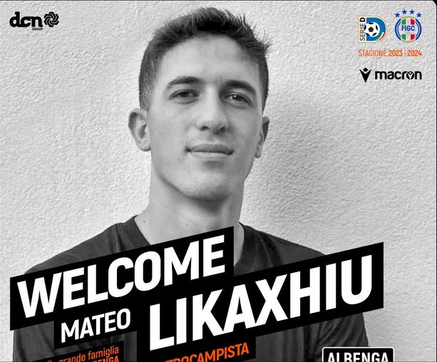 Calciomercato, Albenga. Gioventù ma una buona esperienza in mediana, fatta per l'ex Sanremese Mateo Likaxhiu Calciomercato, Albenga. Gioventù ma una buona esperienza in mediana, fatta per l'ex Sanremese Mateo Likaxhiu