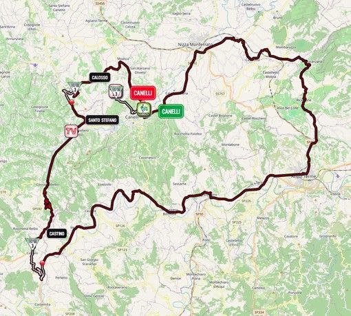 Canelli oggi al centro del "Giro d'Italia rosa", con la tappa Canelli-Canelli di 104 km. Le strade chiuse al traffico Canelli oggi al centro del "Giro d'Italia rosa", con la tappa Canelli-Canelli di 104 km. Le strade chiuse al traffico