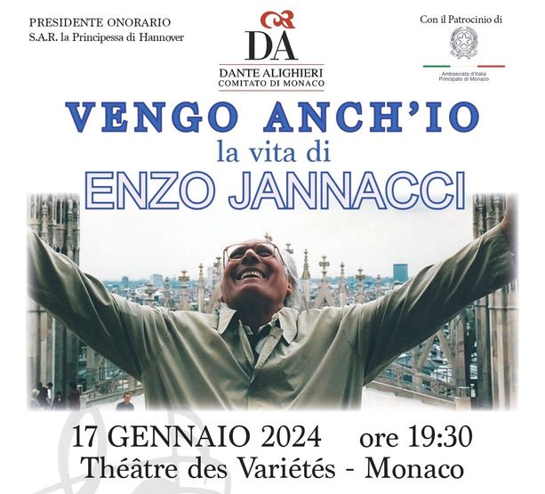 Nel Principato di Monaco il docufilm su Enzo Jannacci “Vengo anch’io”
