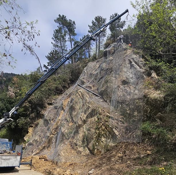 Sanremo: da lunedì la strada per San Romolo apre due 'finestre', i lavori proseguono rapidamente (Foto)