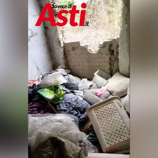 Uno sconvolgente &quot;monumento al degrado&quot; a pochi metri dal Tanaro [VIDEO]