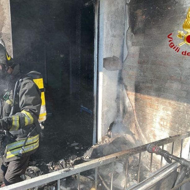 Nizza Monferrato: quattro evacuati per incendio in un appartamento