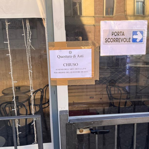 Risse in piazza, chiuso per tre giorni il bar &quot;Caffetteria Lugano&quot; per un provvedimento della Questura