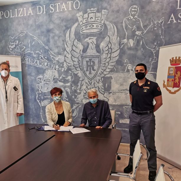 Firmato il protocollo operativo per l’effettuazione dei test sierologici al personale della Questura di Asti