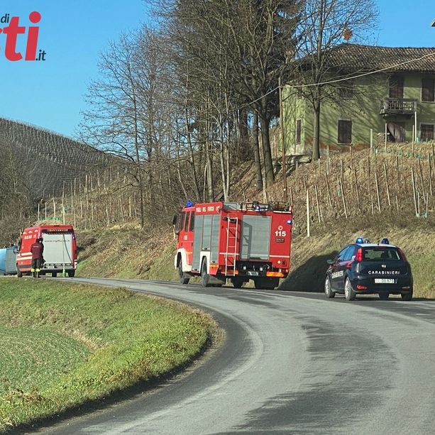 Grave incidente stradale a Calosso d'Asti, interviene l'elisoccorso