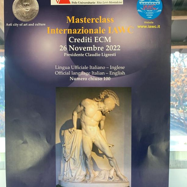 Asti, grande successo per la Masterclass Internazionale IAWC su ferite gravi da traumi complessi
