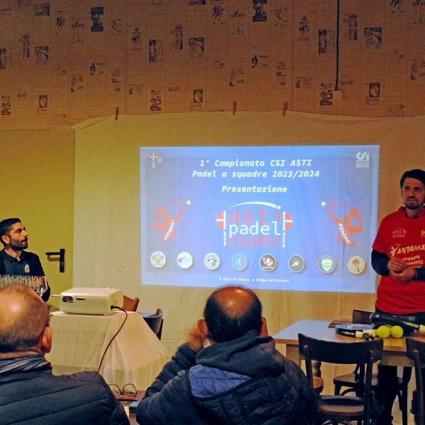 Asti ospiterà il primo campionato provinciale di Padel a squadre CSI