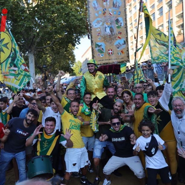 Festeggia il popolo gialloverde vincitore del Palio 2022. Il rettore Quirico: &quot;Una gioia immensa&quot; [FOTO E VIDEO]