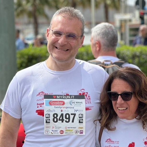 Elezioni comunali, anche Piciocchi va di corsa: con famiglia al completo e Ilaria Cavo partecipa alla Family Run