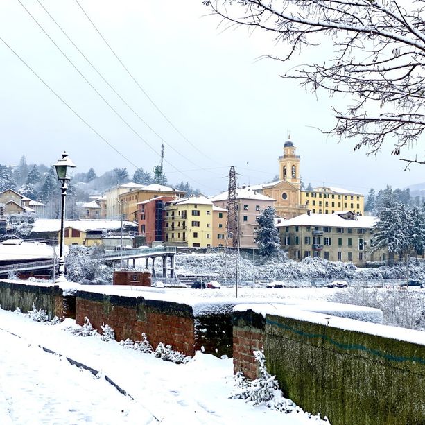 Allerta gialla per neve, Arpal conferma la conclusione alla mezzanotte di oggi