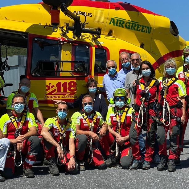 Da metà luglio decolla il nuovo servizio di elisoccorso del 118 della Liguria [FOTO]