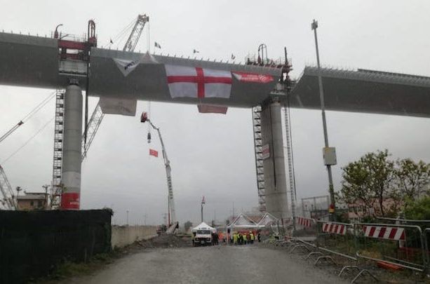 Ponte per Genova: il varo dell'ultima campata