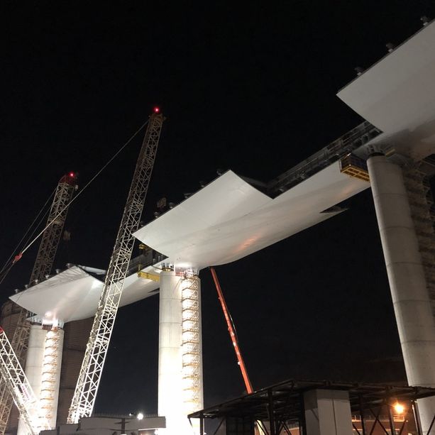 Ponte per Genova: varato il sesto impalcato (VIDEO)