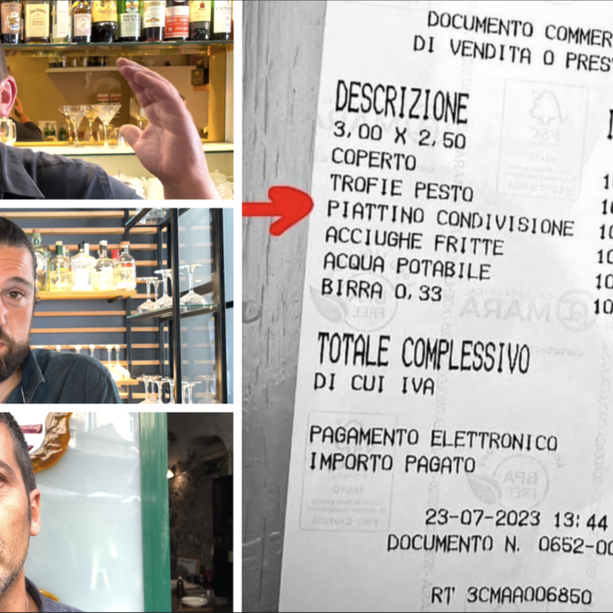 I ristoratori sullo scontrino shock: “Un errore ma si distoglie l’attenzione dai veri problemi” (Video)
