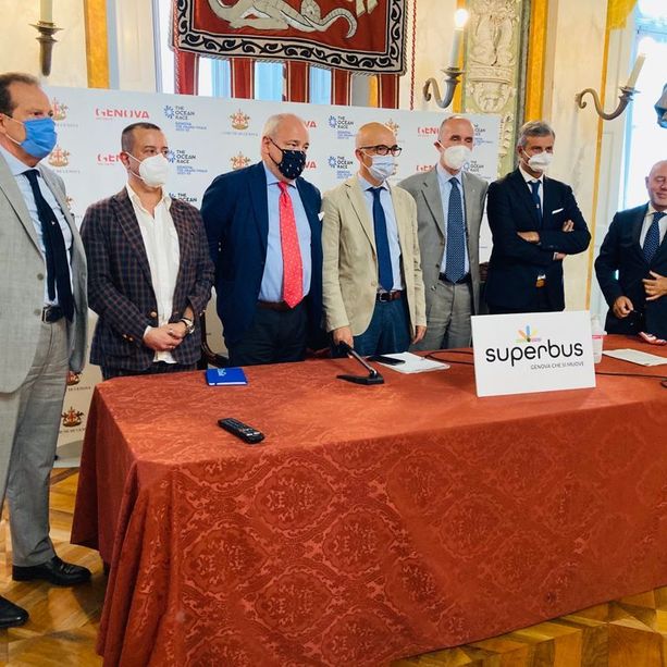 ‘Supèrbus’: un nome e una veste grafica ad hoc per il progetto degli assi di forza del trasporto pubblico locale genovese