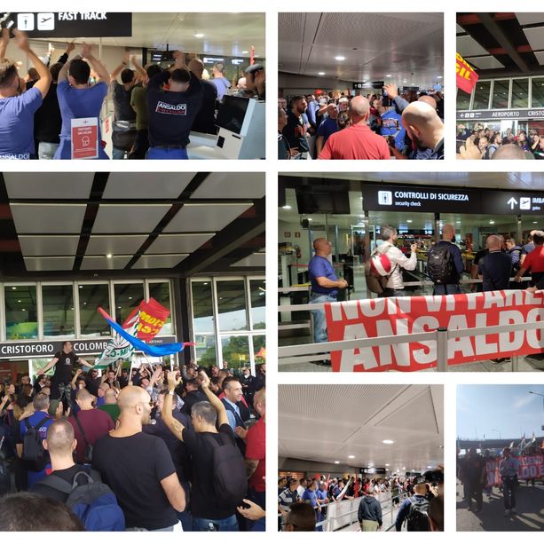 Ansaldo, cinque lavoratori condannati per le manifestazioni a difesa del posto di lavoro
