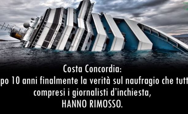 Costa Concordia, dopo dieci anni dalla tragedia il Codacons diffonde un video verità sul naufragio