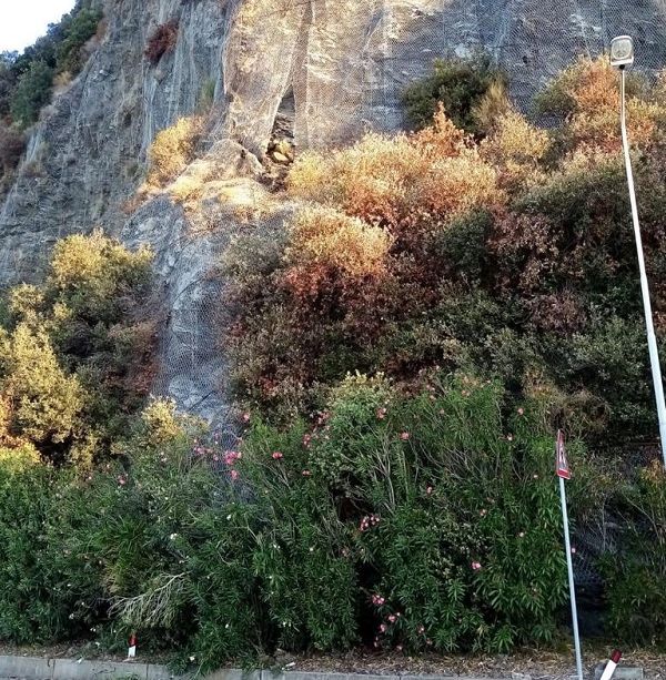 Vesima, frana sull'Aurelia, strada chiusa dalla scorsa notte