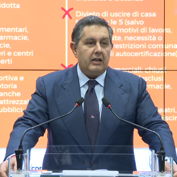 Coronavirus, Toti: &quot;Cala l'incidenza su tutta la regione, in particolare a Genova&quot;