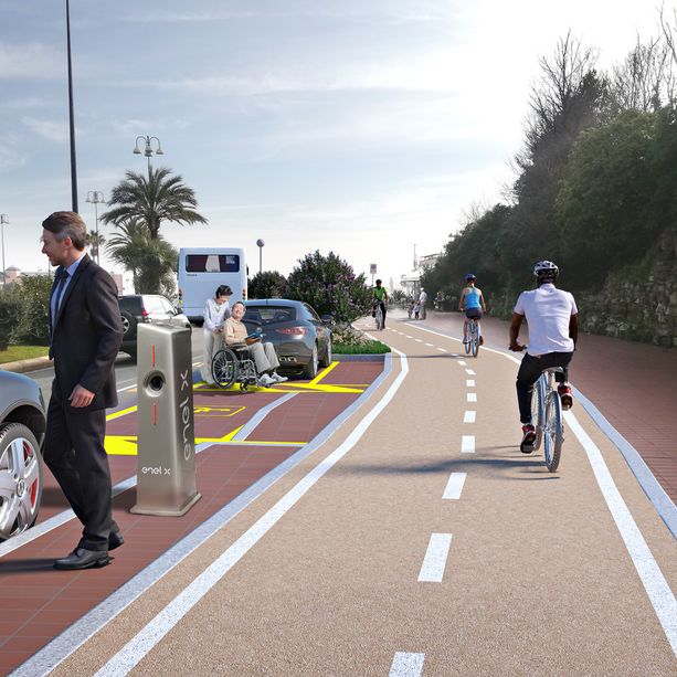 Pista ciclabile di corso Italia, pronto il bando, prevista una navetta elettrica fino a Boccadasse