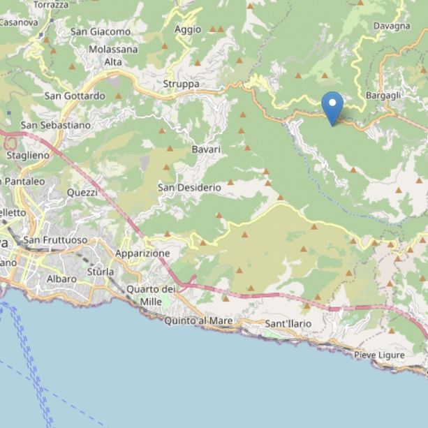 Scossa di terremoto 4.2 a Bargagli, avvertita anche a Genova