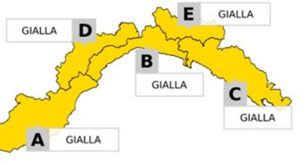 Maltempo, è scattata l'allerta gialla per temporali