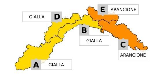 Maltempo in Liguria, domani (16 settembre) allerta meteo per temporali