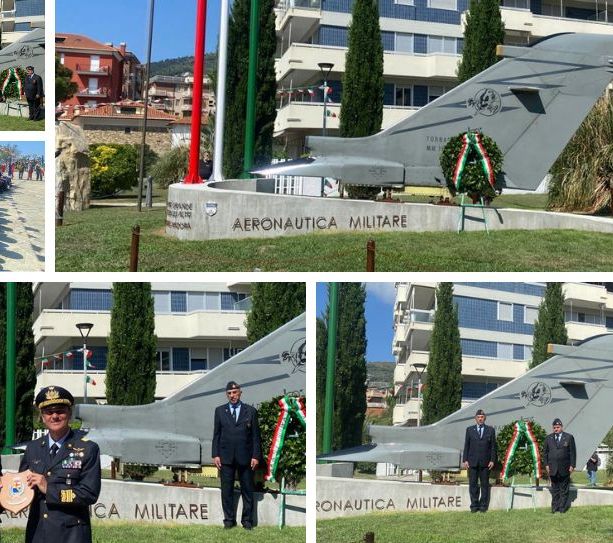 Andora, scoperto il monumento al Capitano Pilota di Albenga Andrea Gastaldi, esempio di coerenza e lealtà (FOTO e VIDEO)