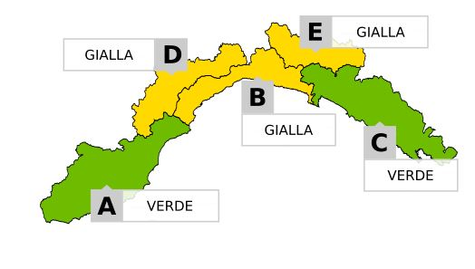 Prevista neve in Liguria: emessa l'allerta gialla, il bollettino meteorologico di Arpal
