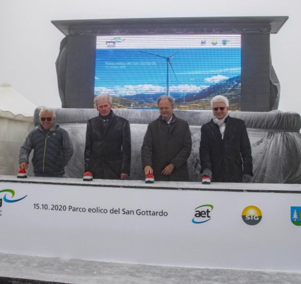 Inaugurato il Parco Eolico del San Gottardo