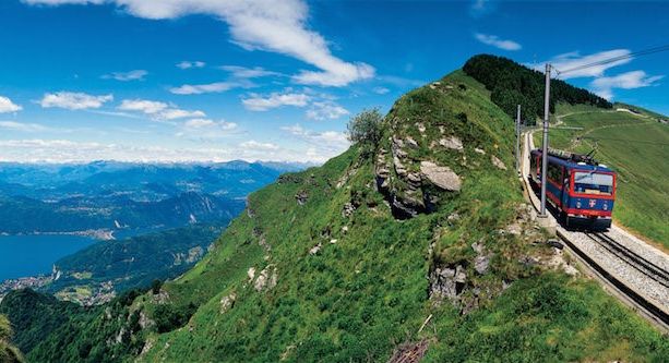 Viaggio sul Monte Generoso con il treno a cremagliera