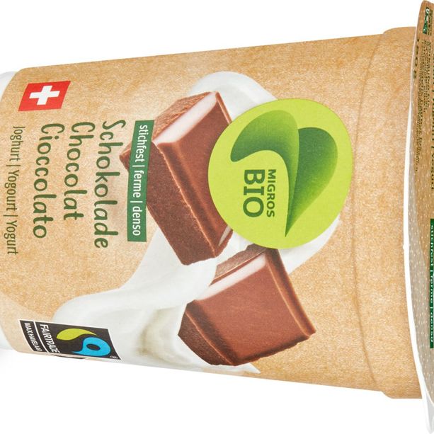 Avvertimento al pubblico: nocciole, mandorle e soia non dichiarate come allergeni nello &quot;Yogurt al cioccolato bio Fairtrade&quot; in vendita da Migros