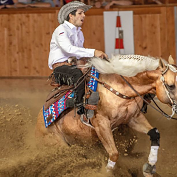 Monegasco di nascita, cresciuto a Mentone: Alex Giarratano, un campione di reining