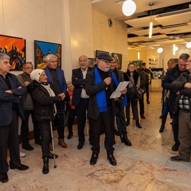 Mentone, inaugurata alla Biblioteca Comunale L'Odyssée la mostra  &quot;Brel, Piaf, Hallyday, Mes Etoiles de Vie&quot;
