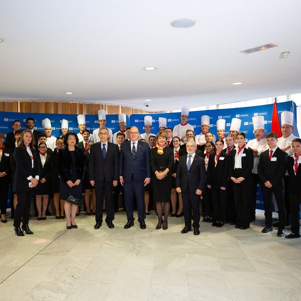 Il Principato di Monaco prosegue le celebrazioni dei 75 anni nell'UNESCO con una cena organizzata dagli studenti del Liceo Rainier III