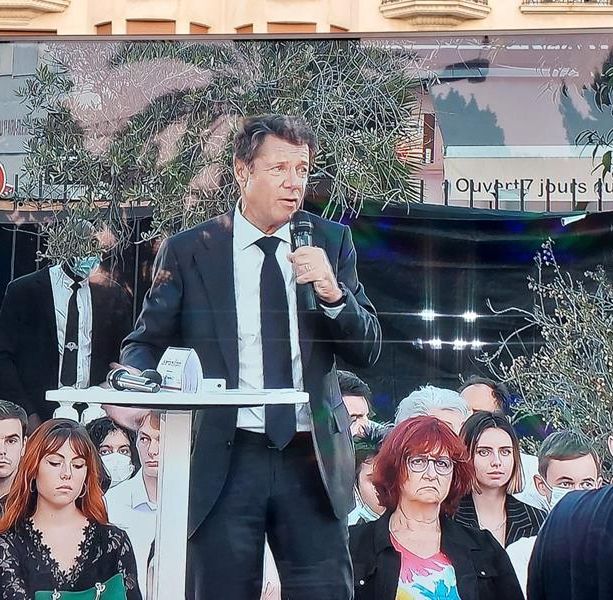 I sindaci scendono in campo: Christian Estrosi a tutto campo ieri sera al Jardin Albert Ier (Video e Foto)