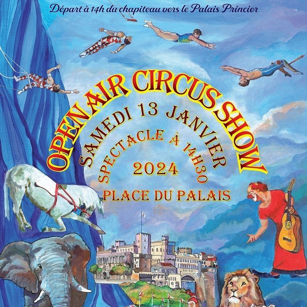 A Monaco c'è attesa per l'Open Air Circus Show del Festival Internazionale del Circo di Monte-Carlo
