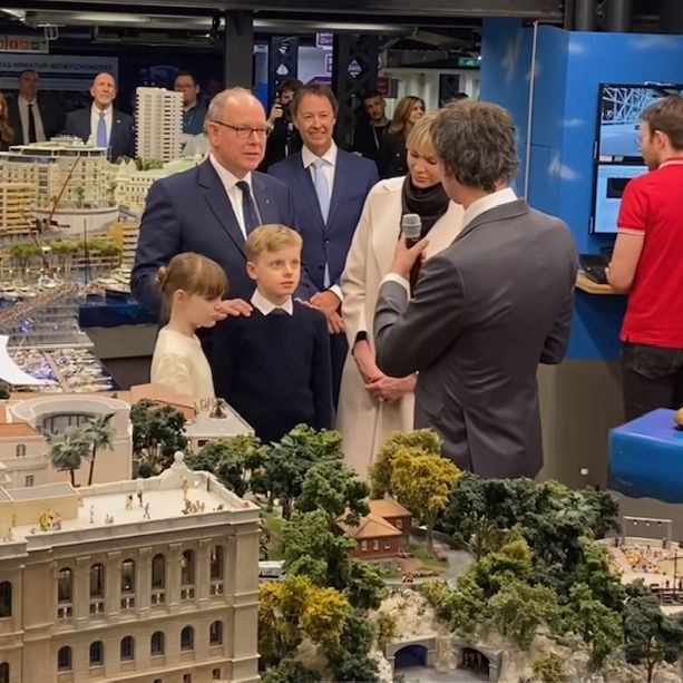 Il Principe Alberto e la Principessa Charléne al Miniatur Wunderland di Amburgo