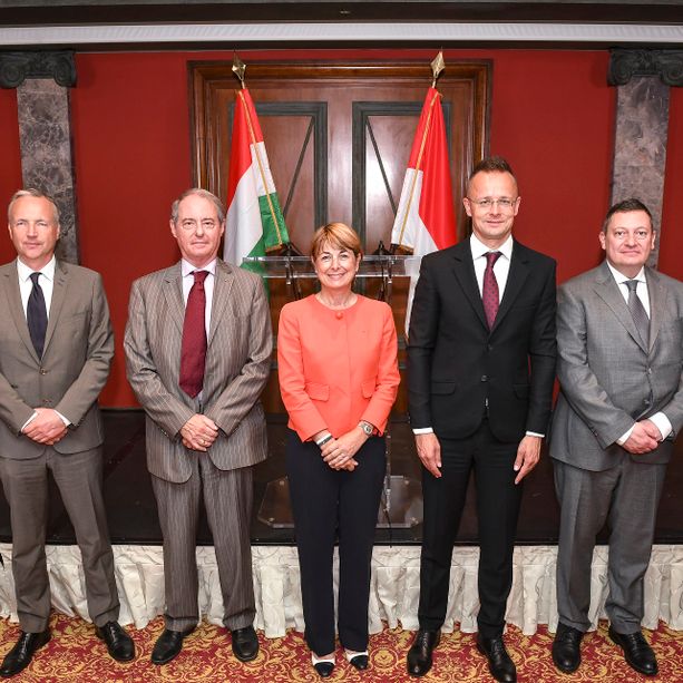 Il Ministro degli affari e del commercio estero dell'Ungheria Péter Szijàrtò in visita di lavoro nel Principato