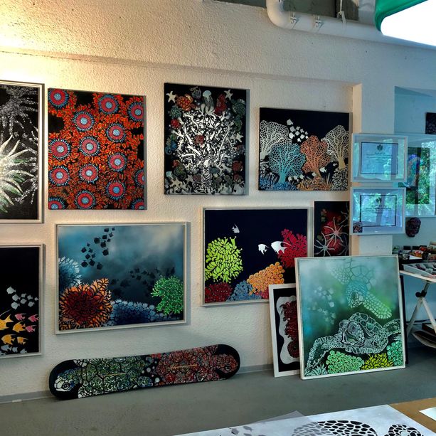 Récifs è la mostra di Michel Aubéry al Musée Océanographique di Monaco