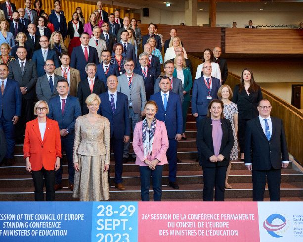 L'Ambasciatore di Monaco alla Conferenza dei Ministri dell'istruzione del Consiglio Europeo