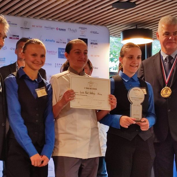 Tre studentesse del Liceo Paul Valéry di Mentone sul podio del concorso di Miglior Colazione &amp; Brunch di Francia