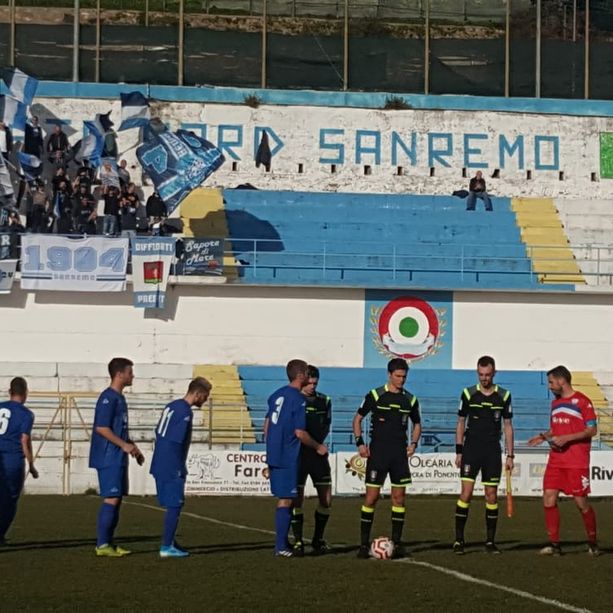 Calcio, Coppa Italia Serie D. Alla Sanremese il primo round della semifinale: Scalzi piega la Folgore Caratese