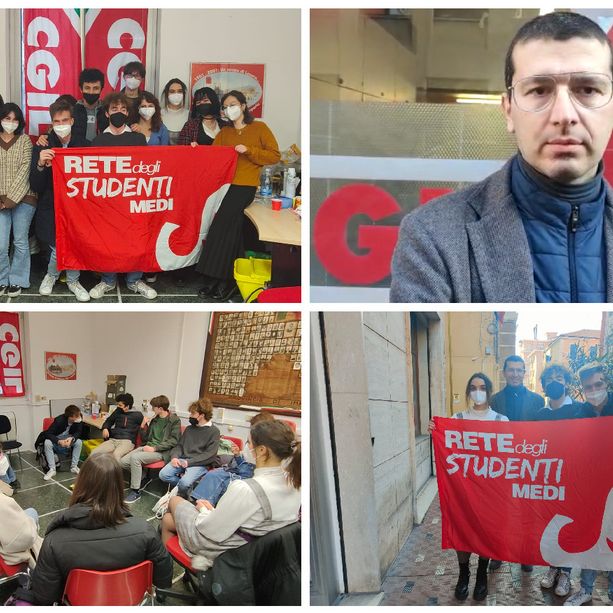 La sfida degli studenti medi parte dalla Camera del Lavoro: sul tavolo della Rete Ptco, maturità ma anche edilizia scolastica provinciale (foto e video)