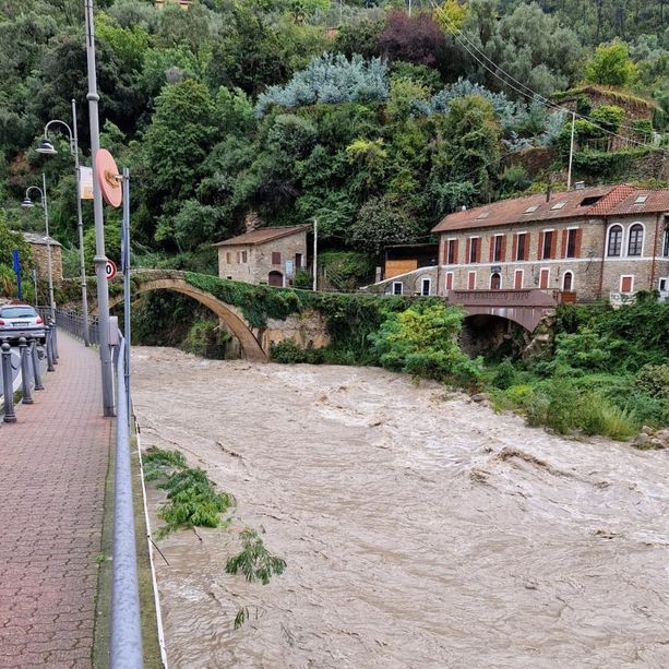 Maltempo sulla nostra provincia: crescono fiumi e torrenti ma situazione sotto controllo. Picco massimo a Pigna con 144 mm di pioggia (Foto e Video)