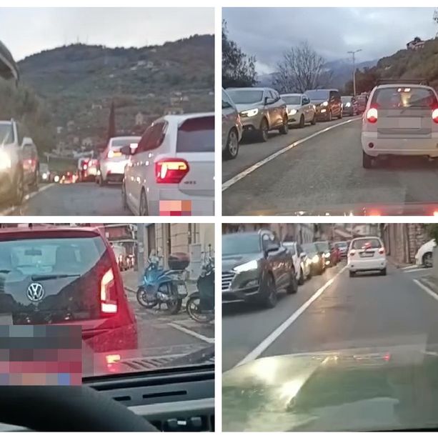 Traffico in tilt a Imperia, lo sfogo di un automobilista esasperato: &quot;Questi sono i nostri amministratori, vergognatevi!&quot; (video)